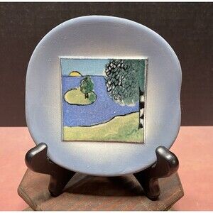 Vintage Arabia of Finland Helja Liukko Sundstrom Summer Design Wall Plate 1980's